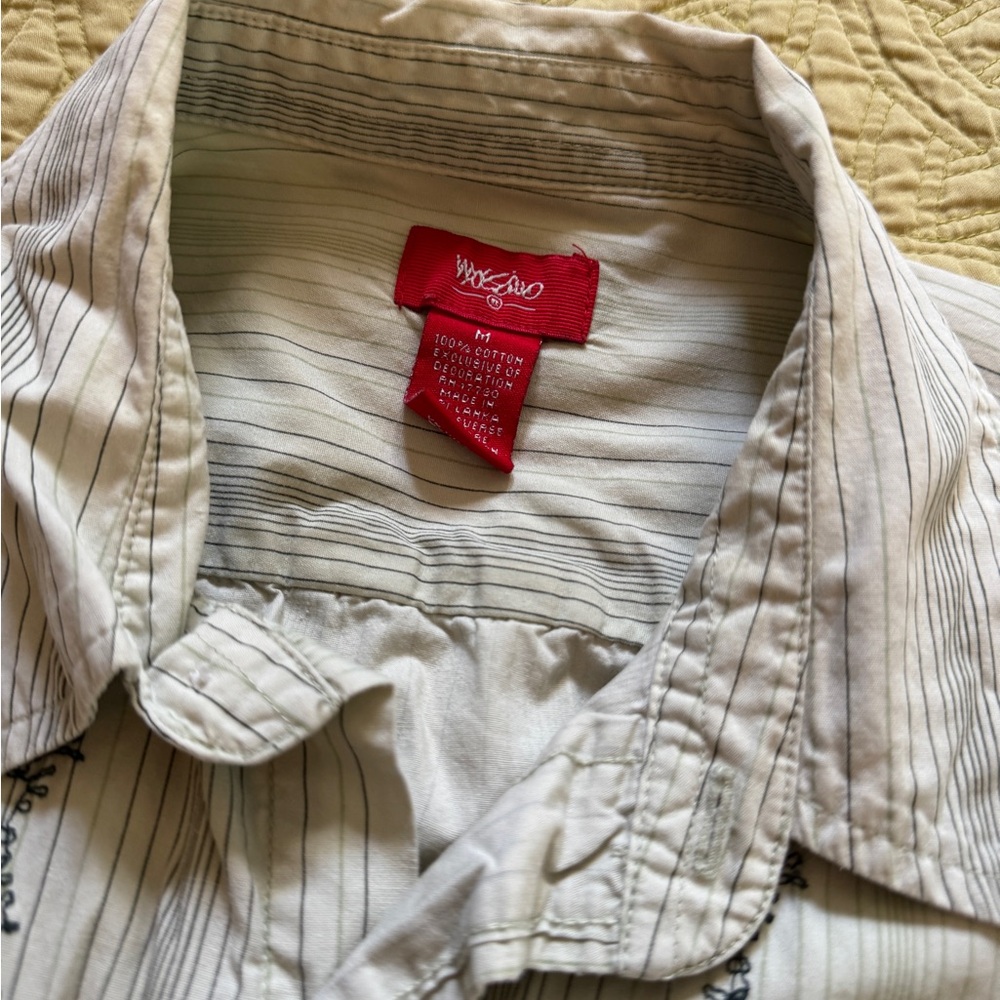 Wrangler Striped Button-Up Shirt